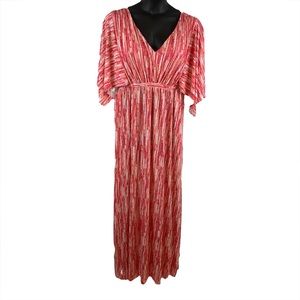 Lane Bryant , size 22/24 , flutter sleeve tie waist summer jersey dress